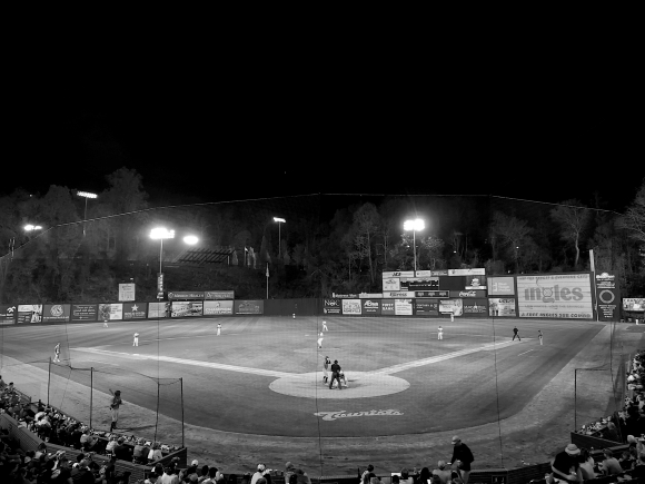 Opening Day at McCormick Field in Asheville.