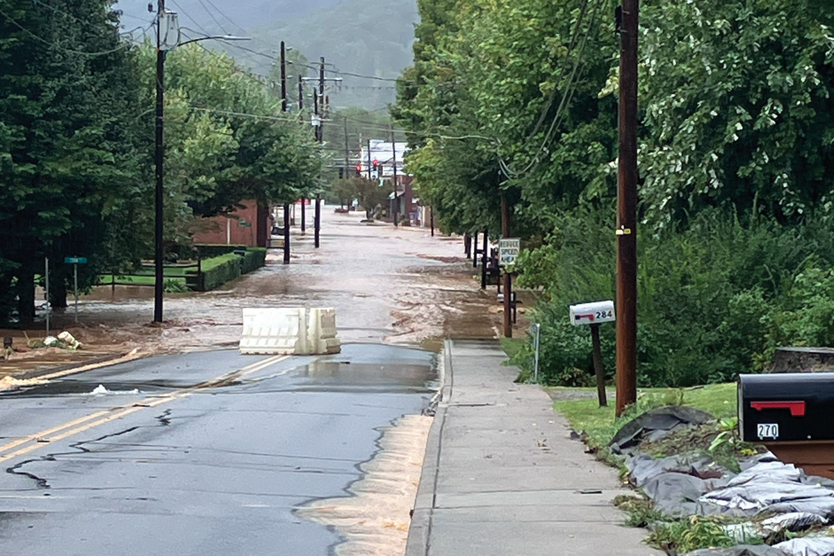 Hazelwood Avenue in Waynesville. Micah McClure photo