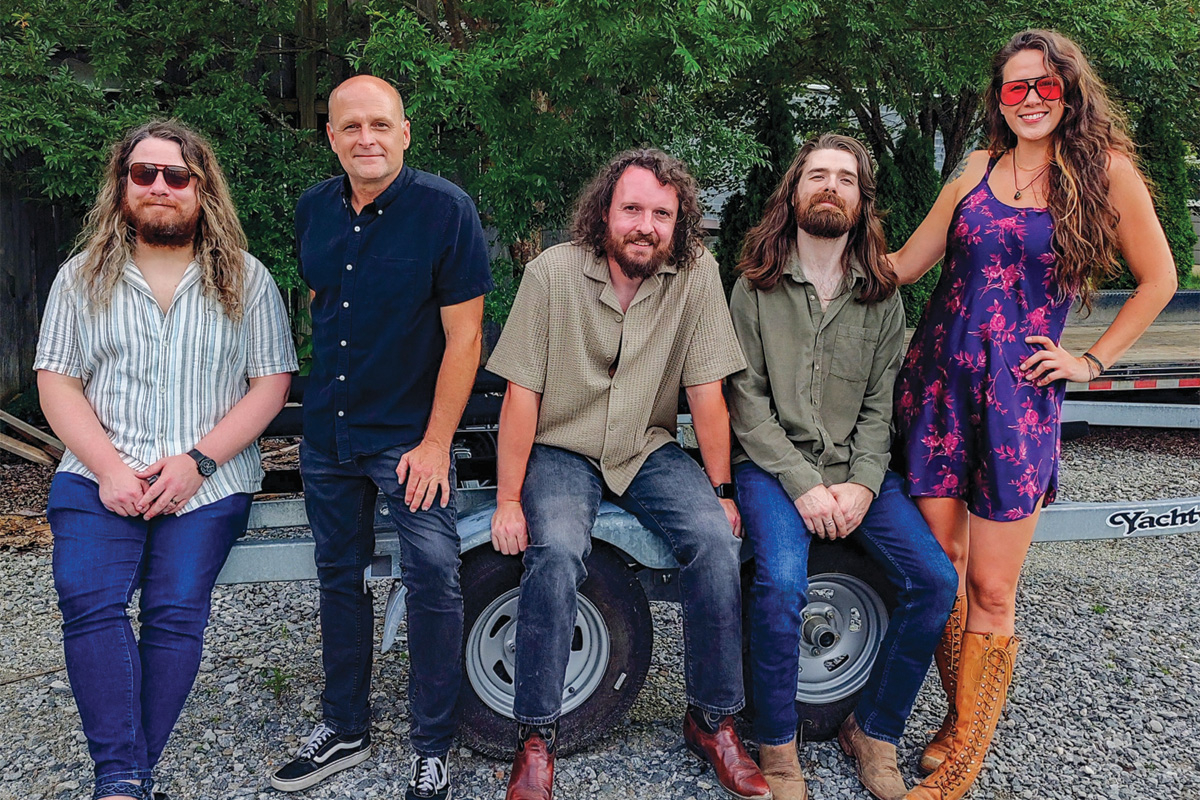 Magnolia Boulevard backstage at 185 King Street in Brevard.