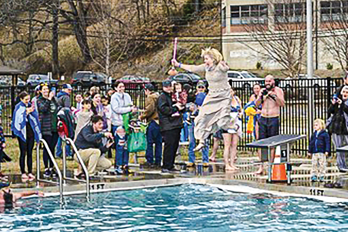 Plungers show off their costumes during the 2023 event in Canton. HWA photo