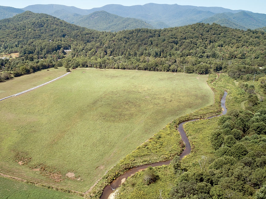 The Little Tennessee River winds through a property in southern Macon County that is part of the conservation grants awarded to Mainspring Conservation Trust. Eric Haggert photo