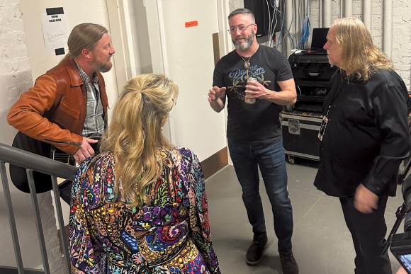 Backstage at the Macon City Auditorium. Cara Murphy photo