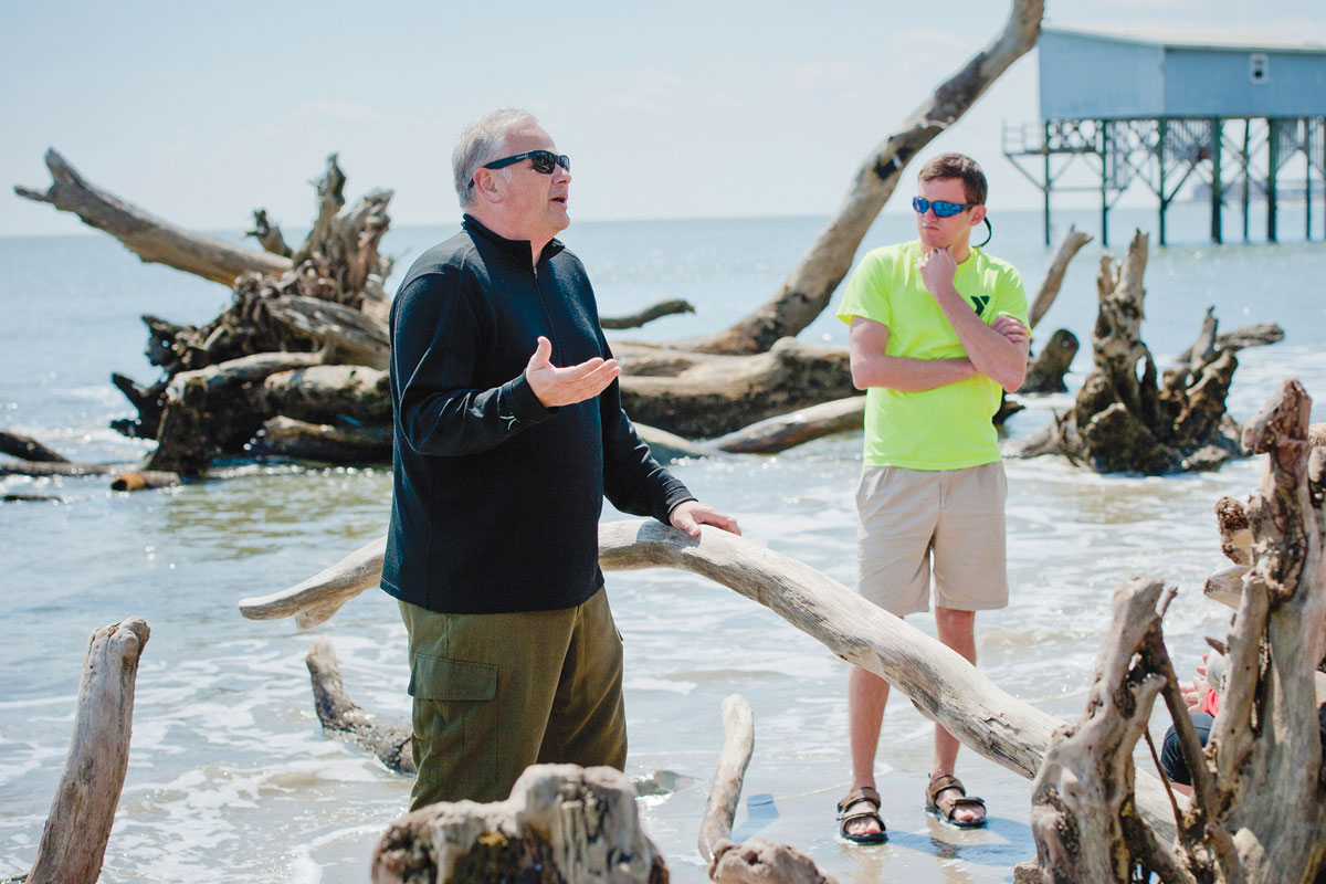 Robert Young is a professor of coastal geology at Western Carolina University. 