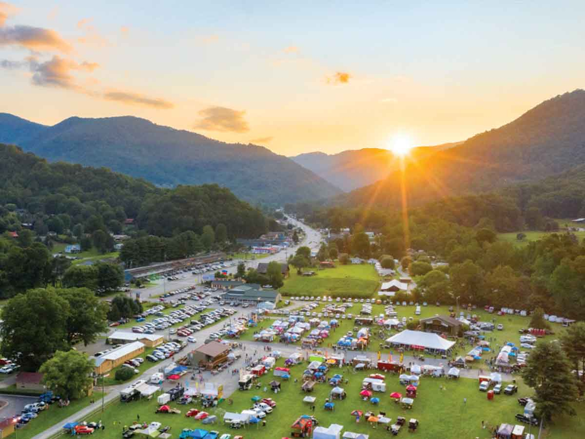 The Maggie Valley Festival Grounds will benefit from a portion of the one-time special projects fund. Haywood TDA photo