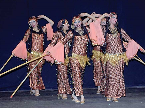 The National Folkloric Dance Troupe of Egypt.