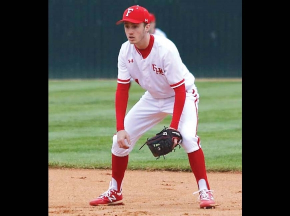 Trey Woodard stands ready at second base. Donated photo