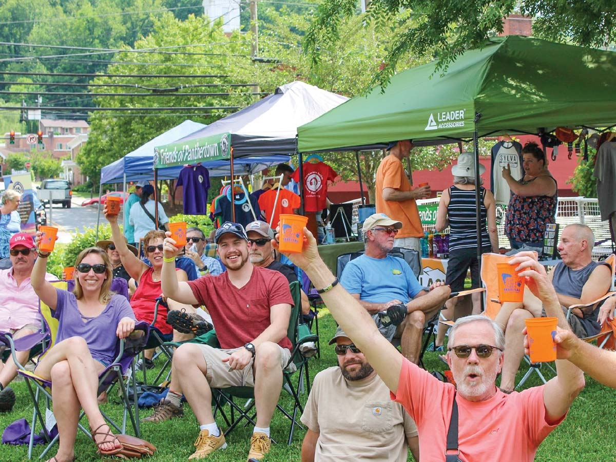 Hook, Line &amp; Drinker Festival at Bridge Park in Sylva.