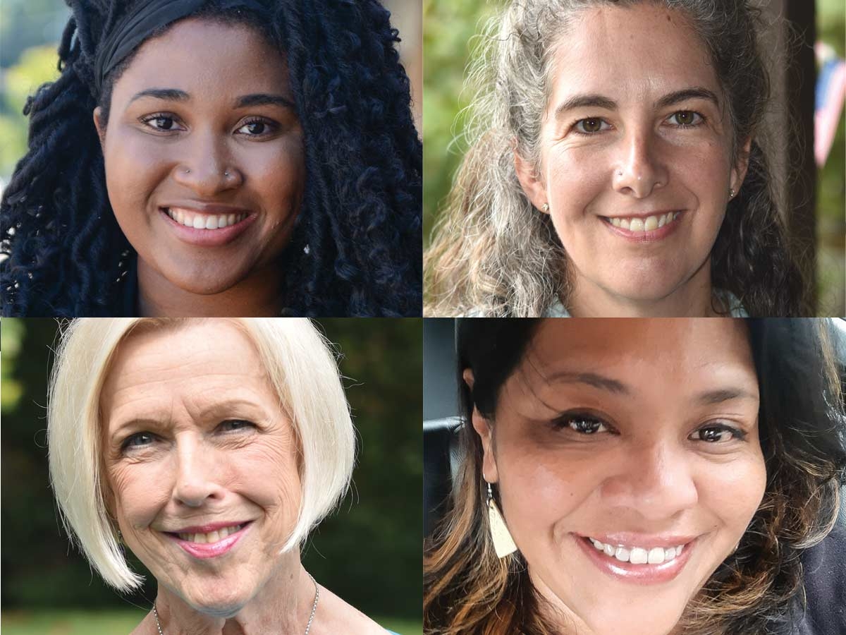 Clockwise from top, left: Natalie Newman, Mary Gelbaugh, Carrie McBane, and Barbara Hamilton.