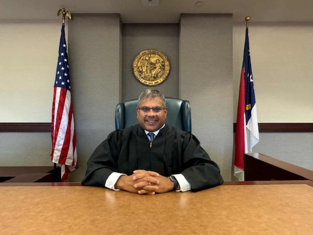 Roy Wijewickrama will be the new senior resident superior court judge over Haywood and Jackson counties.