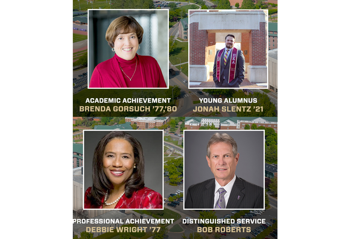Four individuals will be given awards during the annual Chancellor’s Brunch during WCU’s Homecoming weekend. Donated photo