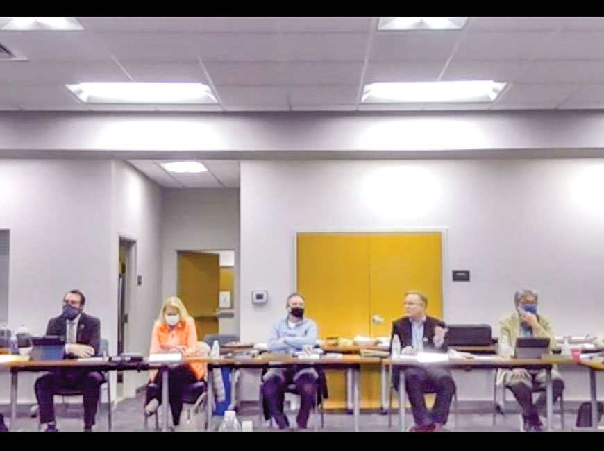 The Town of Waynesville Board of Aldermen met last week for budget talks. Donated photo