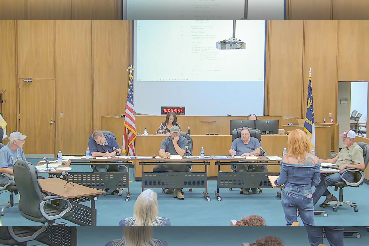 Courtney Dills addressed commissioners during May 19 public comment. 