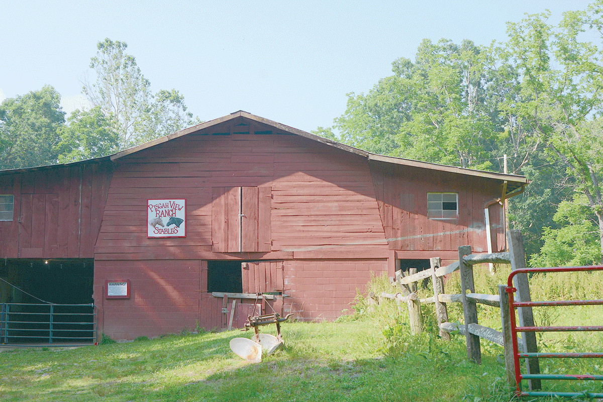 These stables were the staging ground for Pisgah View Ranch’s equestrian programs. Holly Kays photo