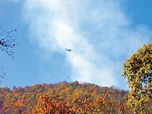 Five fires burn the Nantahala