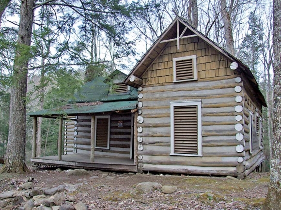 The Sneed cabin in Daisy Town is one of those slated for preservation. NPS photo