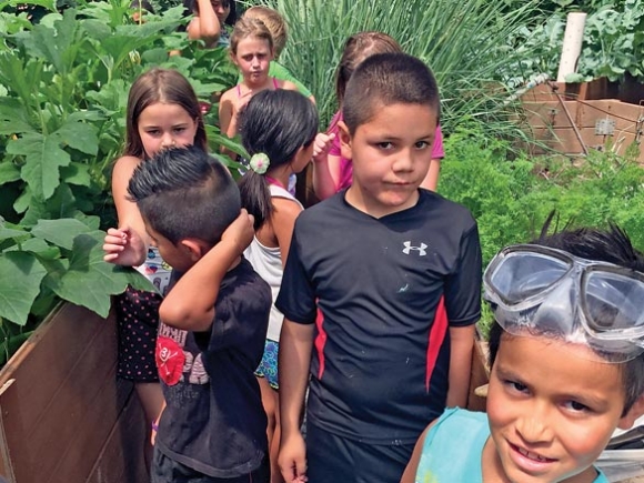 Kids get out for a day on the farm