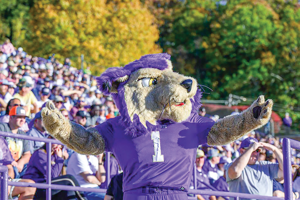 WCU’s mascot, Paws. The university broke records with its GivingTuesday efforts. Donated photo