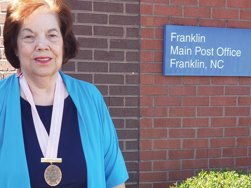 Judy Hughes of Franklin is the new Colony Governor for The Society of Mayflower Descendants of WNC. Donated photo