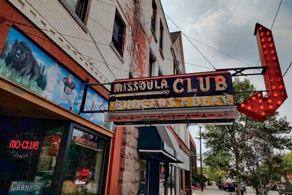 The legendary Missoula Club in Montana.
