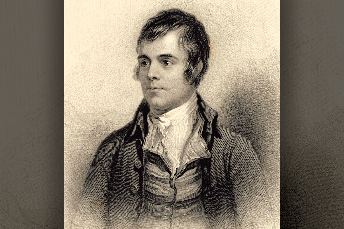 Robert Burns was a Scottish literary hero. FIle photo