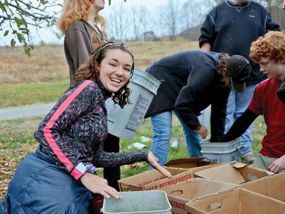 Bringing in the harvest: Despite drought, students and farmers join forces to feed Haywood’s hungry