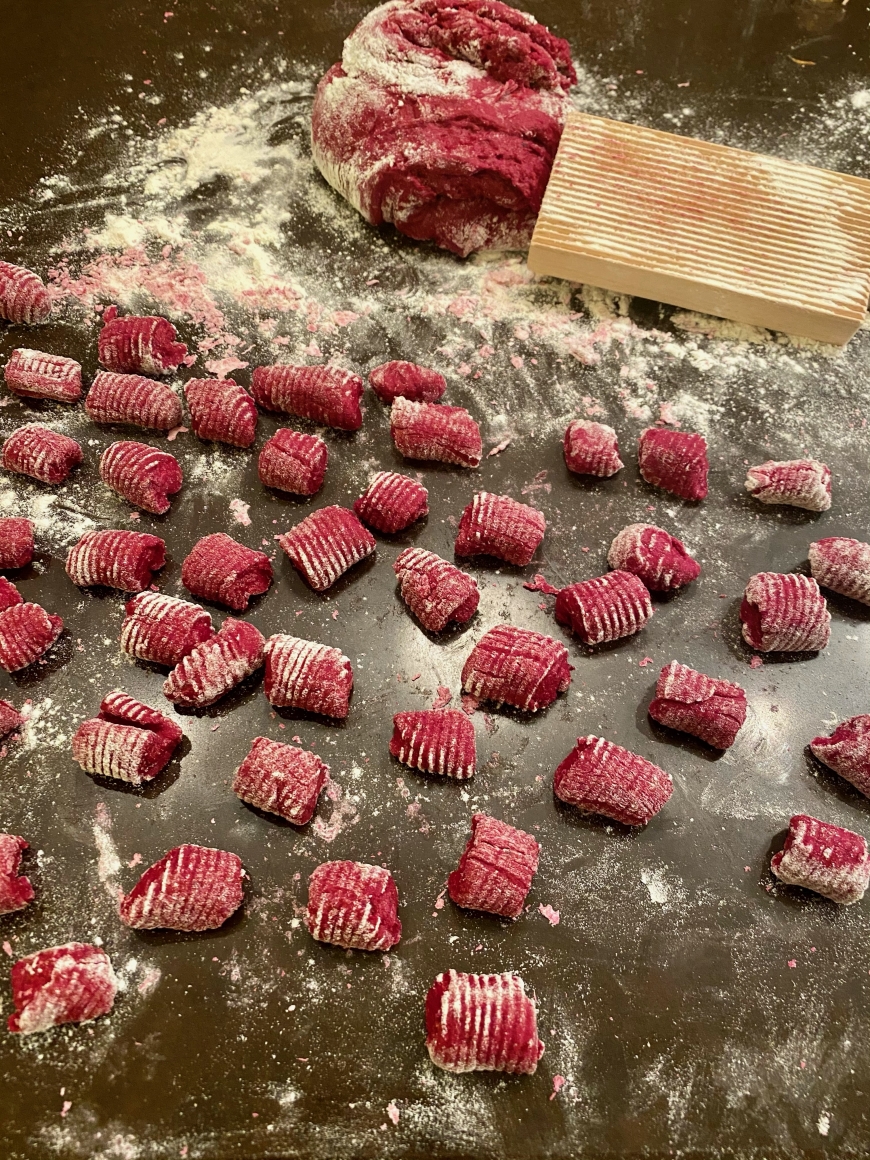 Beet Gnocchi