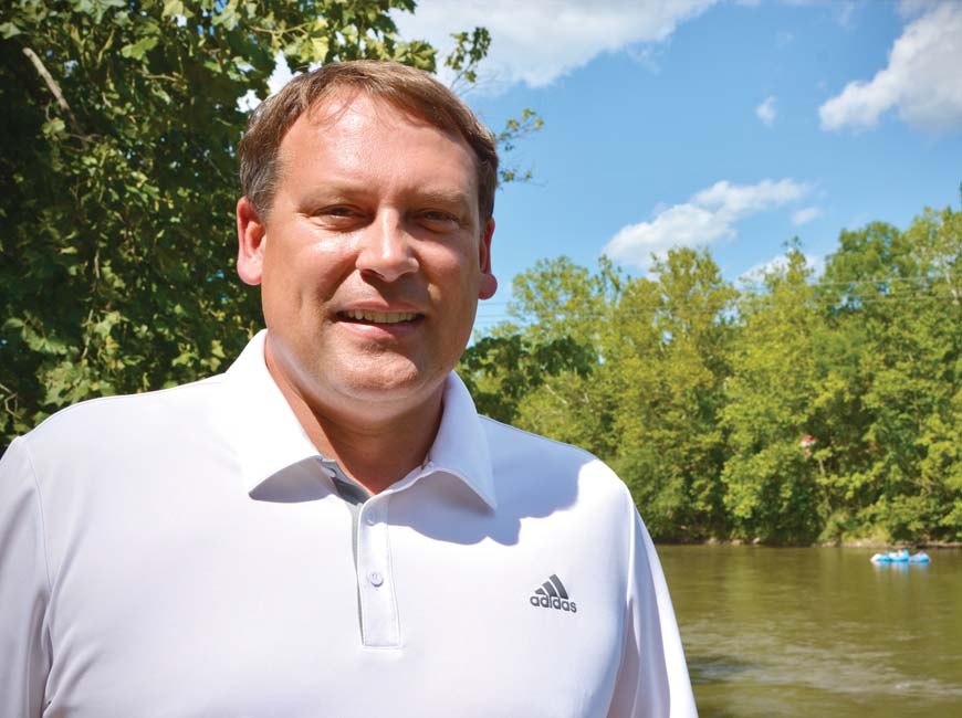Former NC11 Congressman Heath Shuler is becoming more active in advocating for a strong outdoor economy and green energy. Cory Vaillancourt photo