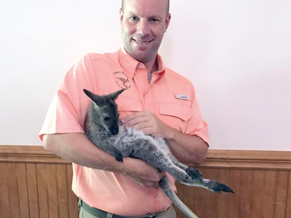 A presentation from the North Georgia Zoo allowed participants to see wildlife up close. Donated photo