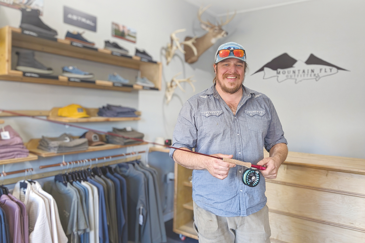 Doug Mcelvy owns Mountain Fly Outfitters, which first opened Nov. 18 in Canton.  Holly Kays photo