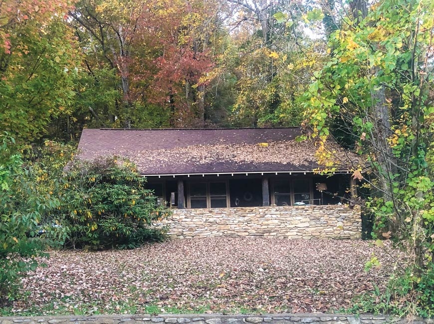 Jane Pickett of Los Angeles found refuge in her grandfather’s cabin at Lake Junaluska during the COVID-19 pandemic. Donated photo