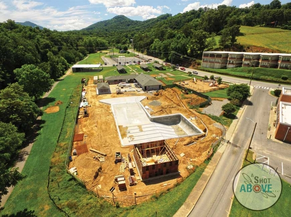 The Champion Credit Union Aquatic Center in Canton recently reopened after a $2 million renovation. A Shot Above photo