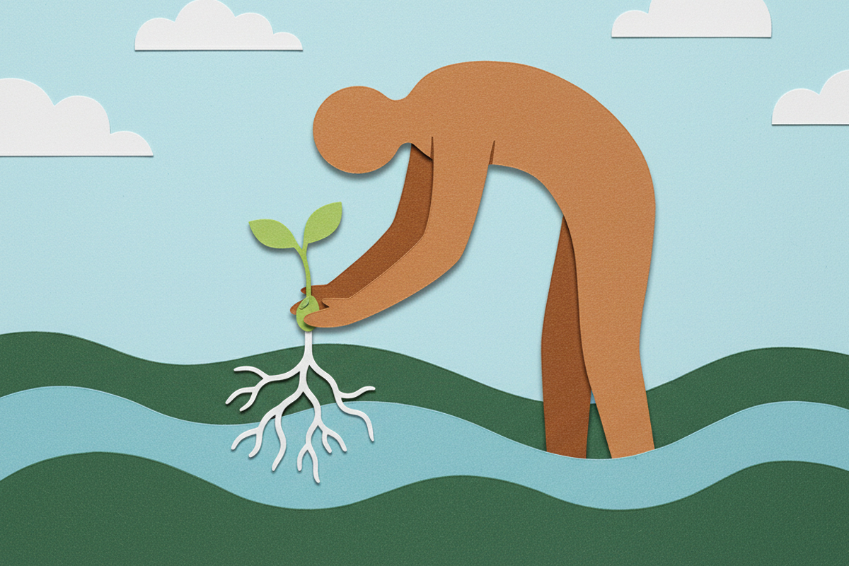 A great leader grows roots, not weeds