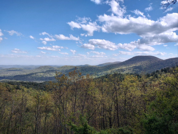 The Blue Ridge Mountains of WNC.