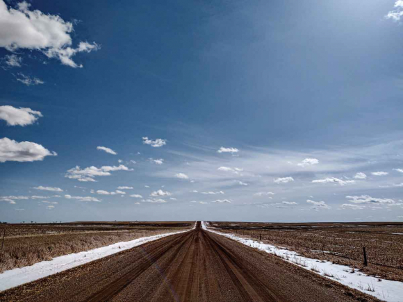 A dirt road outside Reliance, South Dakota. (photo: Garret K. Woodward)