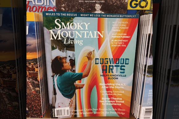 The magazine rack at Ingles. 