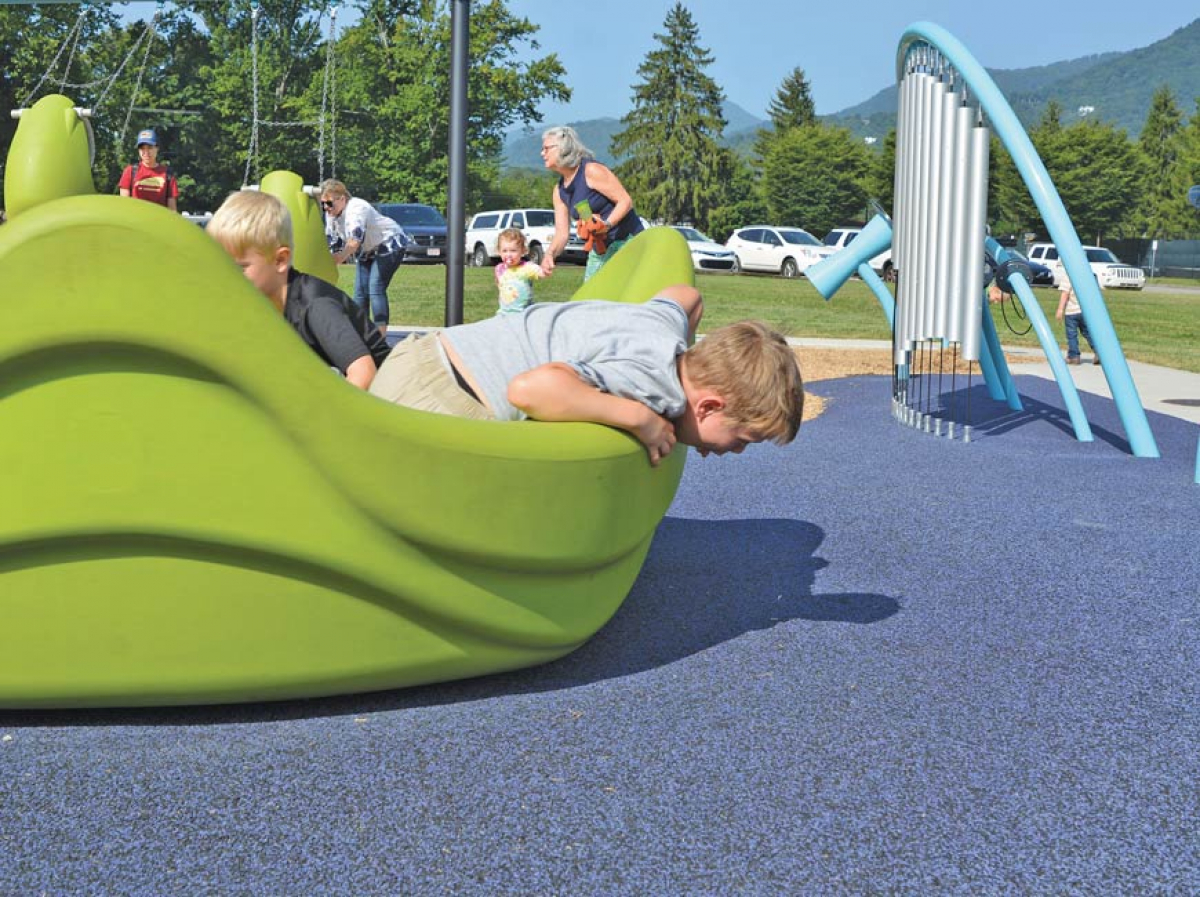 All-abilities playgrounds, like this one in Waynesville, ensure everyone can play. Cory Vaillancourt photo