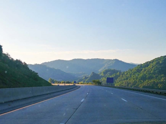 I-26 just west of Asheville.