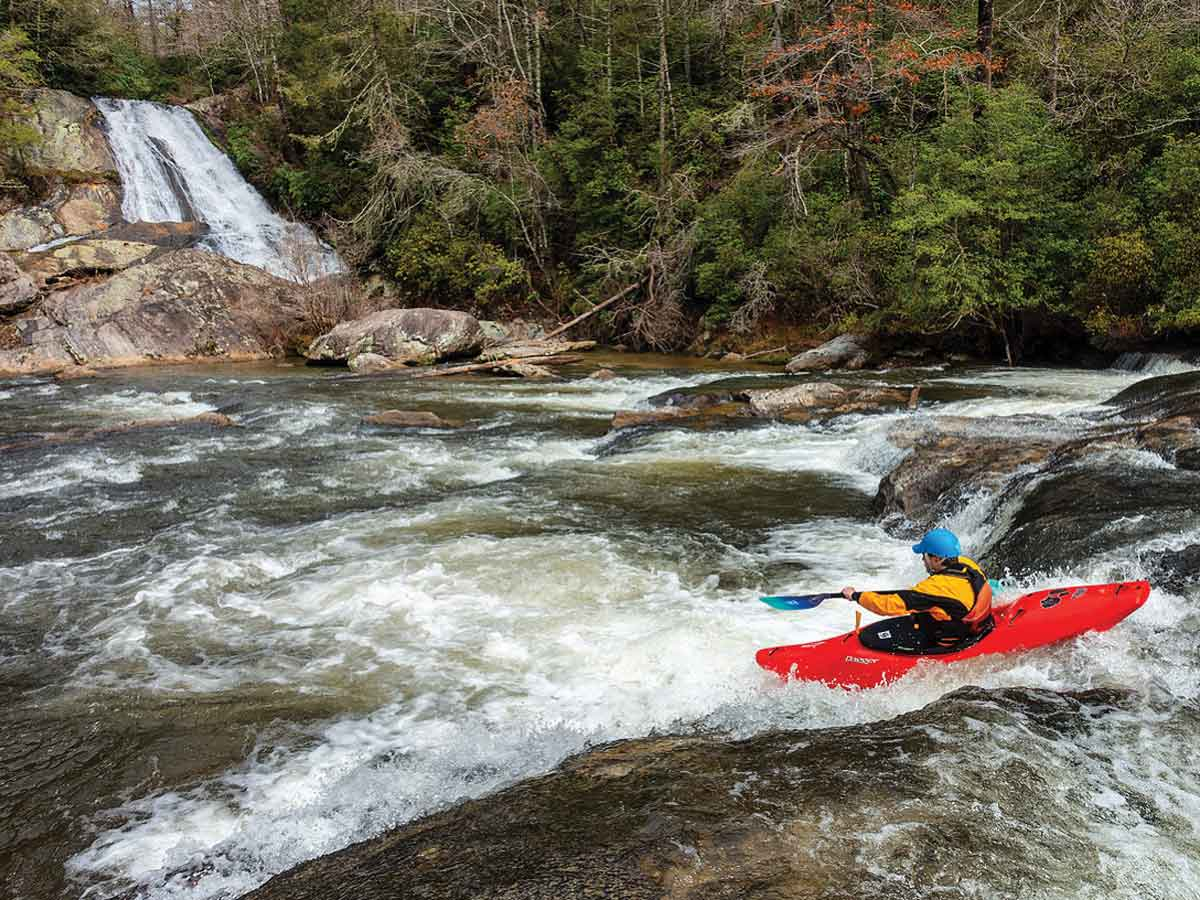 Mark Singleton paddles the Chattooga River. Donated photo