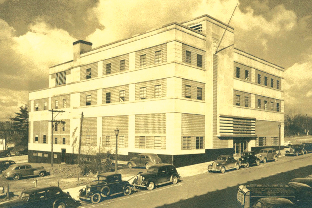 The former Asheville Citizen-Times building is on O. Henry Avenue. Photo courtesy of Citizen Vinyl