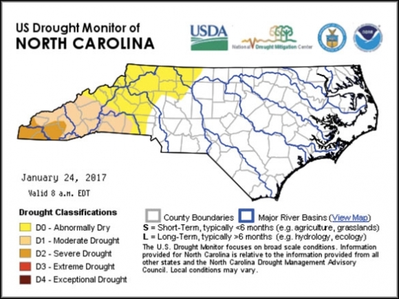 Drought on the retreat
