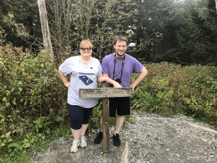 Jessi and Matt on a 2018 trip through Tennessee.