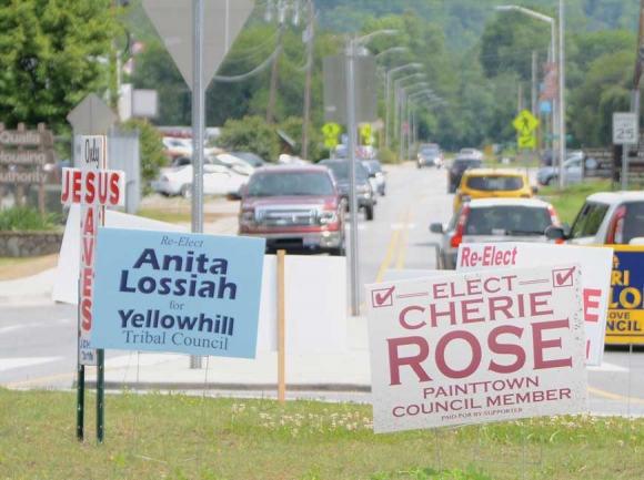 Discussion of revisions to the election ordinance began after a disputed election and subsequent investigation following the 2017 Tribal Council race for Birdtown. Holly Kays photo