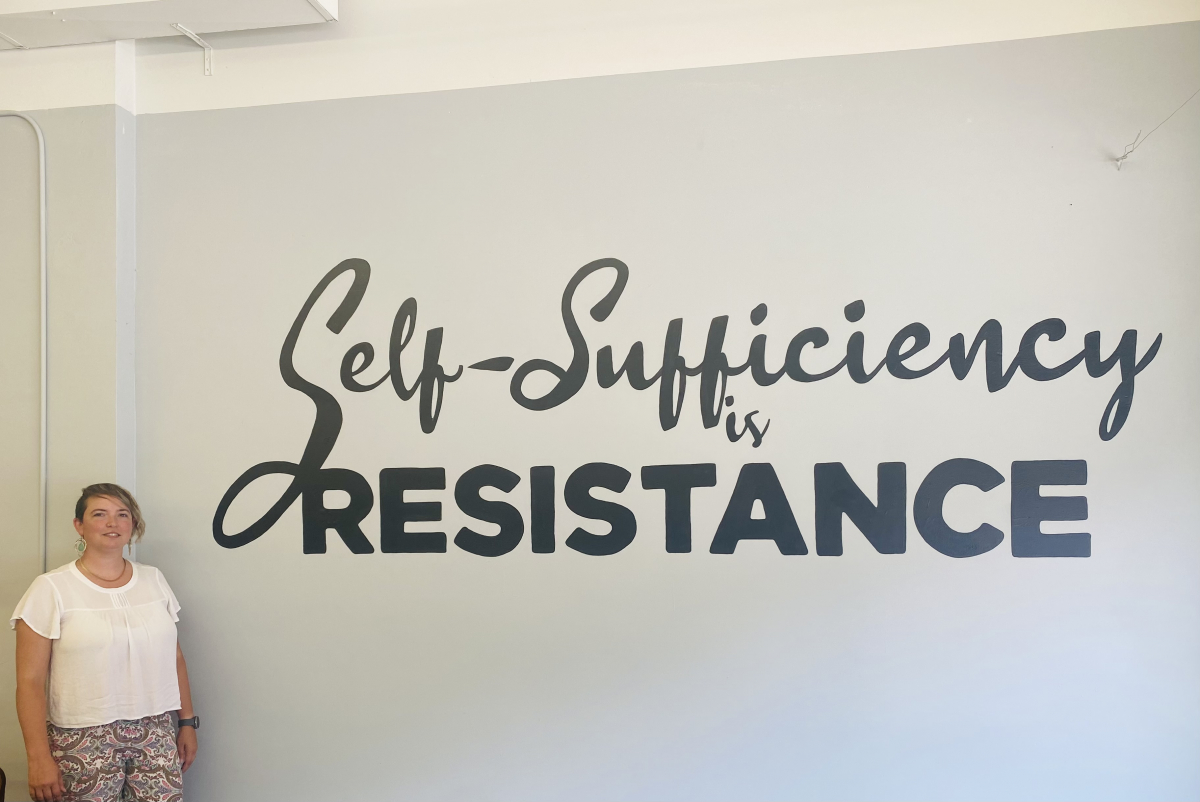 'Self-sufficiency is Resistance'