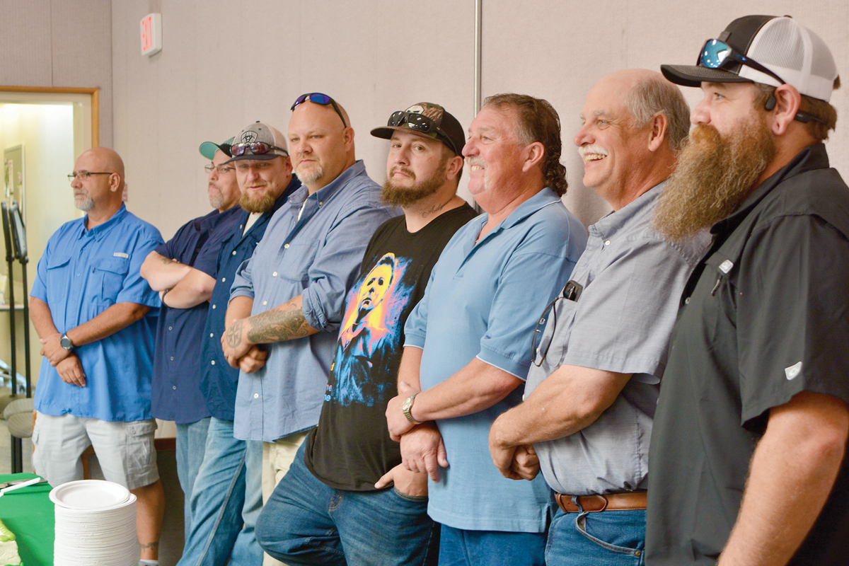 Eight graduates of Haywood Community College’s truck driving program  were awarded diplomas on Aug. 16. Cory Vaillancourt photo