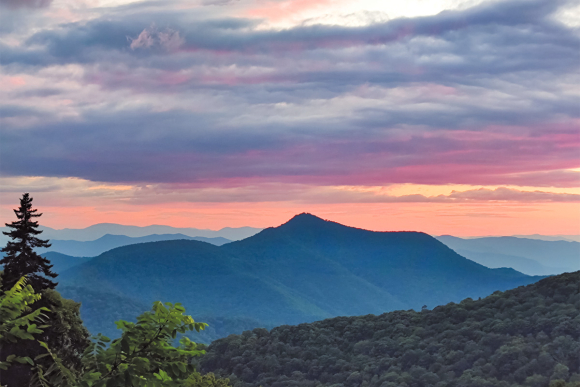 The Blue Ridge Parkway in Haywood County. Garret K. Woodward photo