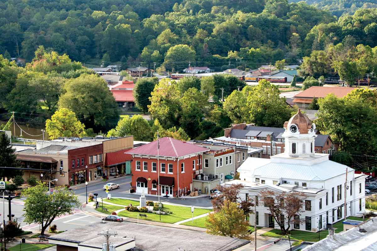 The route will travel through downtown Bryson City. File photo