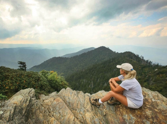 The view from Mt. LeConte. Courtesy Swain TDA