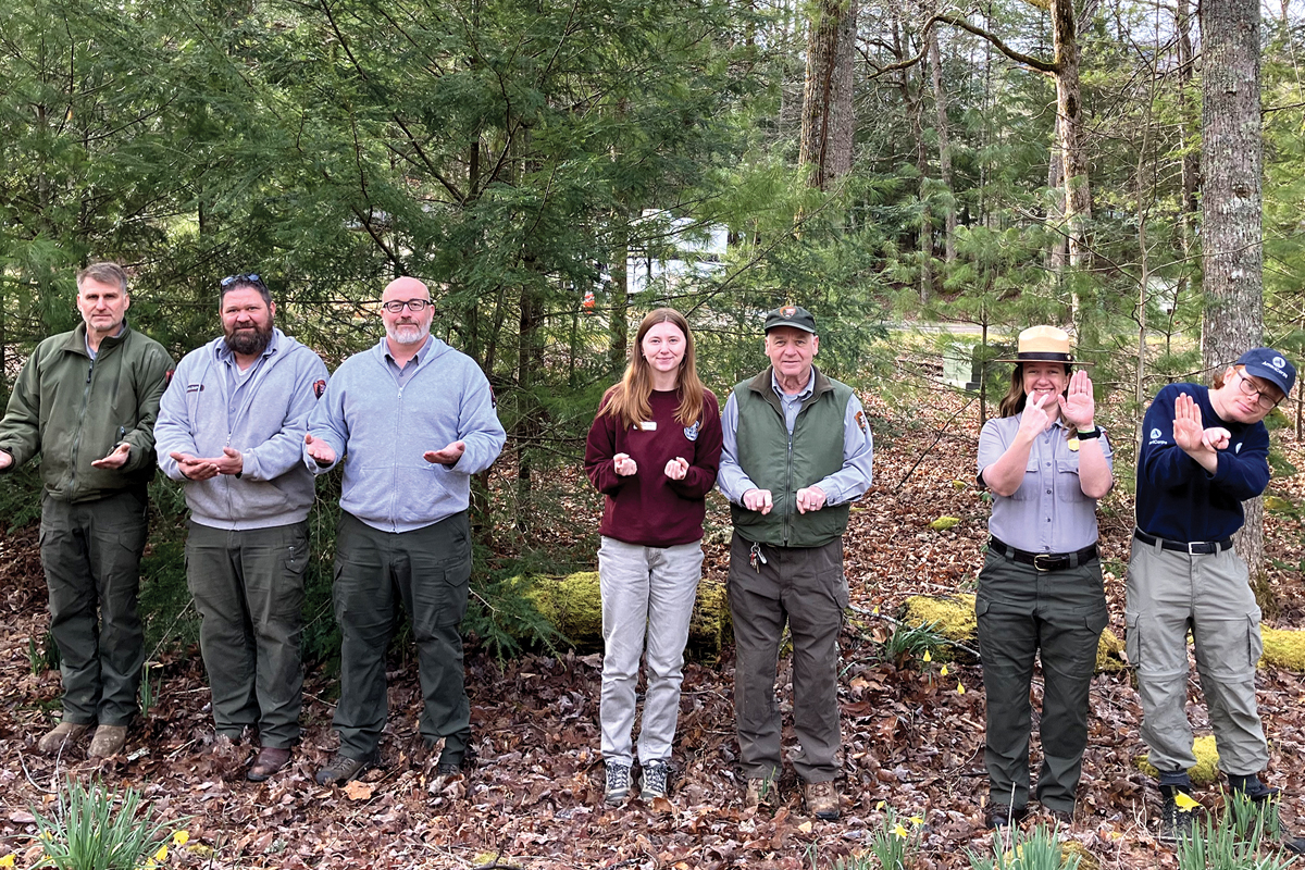 Stations throughout Cades Cove will feature presenters from both the park and the deaf community discussing the work that goes into protecting our shared heritage. Donated photo