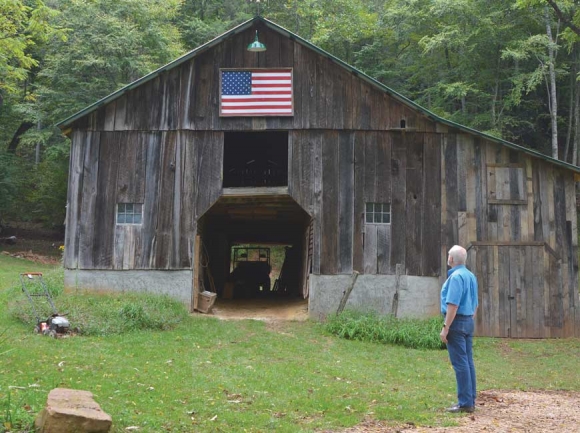 Tom McNish at his Franklin farmhouse. Garret K. Woodward