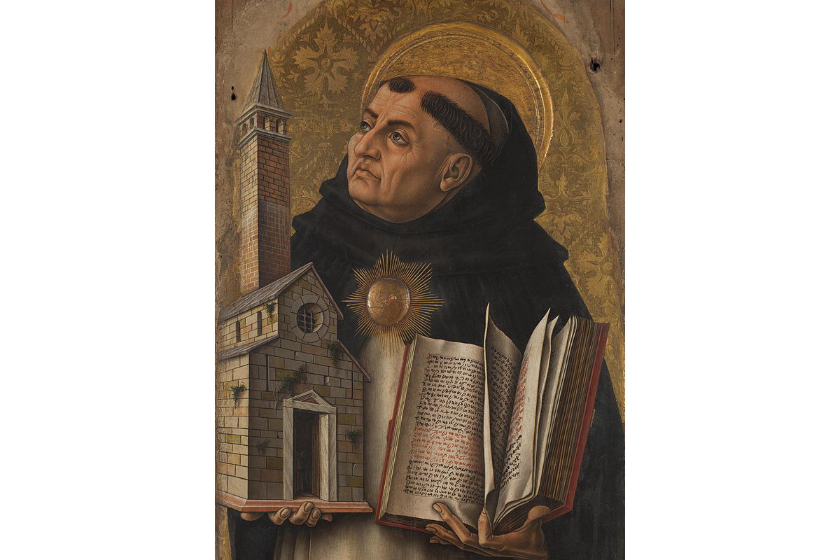 Saint Thomas Aquinas. United Kingdom National Gallery photo